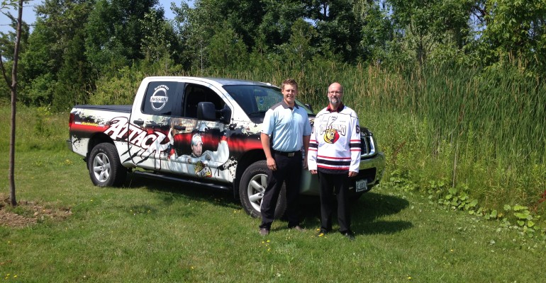 Owen Sound Attack and Caframo Partnership